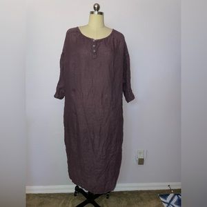 CP SHADES DARK PLUM DRESS